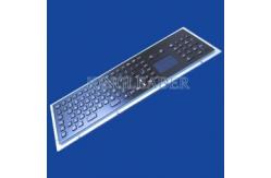 China IP65 Rated Black Metal Keyboard With Touch Pad,Function Keys And Number Keypad supplier