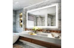 China Touch Sensor Smart Led Bathroom Mirror Erosion Resistant Power Saving supplier