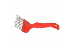 China Beekeeping Tool Red Uncapping Fork Stainless Steel Needles for honey uncapping supplier