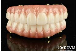 China High Durability Ti-Bar Zirconia Hybrid Bridge For Achieving Aesthetics supplier