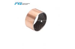 China Steel Back POM Coated Metal Polymer Composite Boundary Lubricating Plain Bushing supplier
