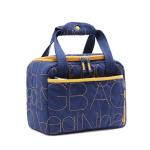 Zipper Fashion Eco Canvas Insulated Lunch Cooler Bags for sale