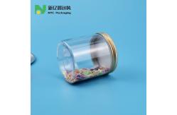 China Customize 150M 180ml 200ml Clear Plastic Food Jars With Lids supplier