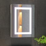 Wall - Mounted Bathroom Cabinet With Led Mirror With Touch Switch For Hotel for sale