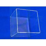 High Temperature Resistant Quartz Glass Urn Cleaning Tank Box SIO2 for sale
