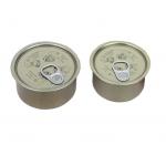 200ml Metal Tin Cans With Pull Ring Recyclable Plastic Lids Food Storage