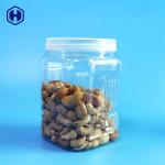 Non Spill Plastic Container Screw Lid BPA Free Plastic Food Cans for sale