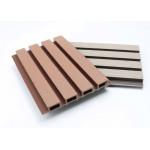 Wooden Texture Wpc Wall Panel Cladding Luxury Eco Friendly Outdoor For Yard Decoration for sale