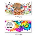 Removable Adhesive Type 0.1mm Custom UV Transfer Stickers UV DTF Decals for sale