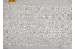 China Textile Milk Silk Soft Water Soluble Guipure Women Dress Processing Lace Fabric supplier