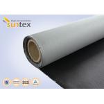 Air Distribution PU Coated Fire Retardant Cloth Isolating Fabric Canvas 0.43mm Smoke Curtains for sale