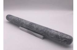 China Marble Dia 6x46cm 1.8kg Stone Rolling Pin For Baking Pastry supplier