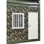 Green Steel Container Barracks Foldable Environmental Protection Sustainability for sale