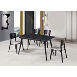 140x80x76cm Rock Sheet Restaurant Metal Dining Room Table for sale