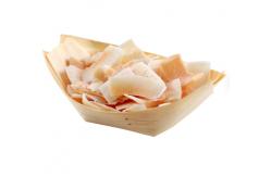 China 50Pcs Disposable Bamboo Serving Boats Natural Birch Wooden Serving Boats supplier