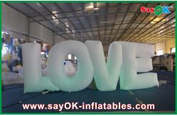 China Popular 190T Nylon Inflatable Lighting Decoration For Valentines Day supplier