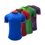 Durable Africa Cup Player Version Jersey With Jacquard Dot Stripe Twill Plain Butterfly