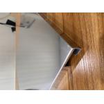 600x600mm Aluminum Metal Ceiling Non Perforation Aodnized Half Mirror Aluminum Hook On Panel for sale