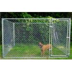 Galvanized Heavy Duty Metal Dog Kennel Outdoor 2x2x3M Chain Link Large Dog Run Kennel for sale