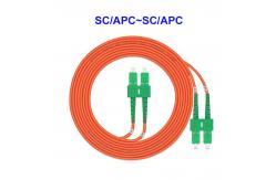 China SC APC SC APC Multimode Fiber Patch Cord supplier