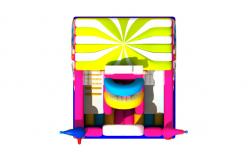 China OEM Inflatable Bouncy House With Slide New Design Clown Inflatable Combo supplier