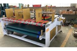 China Folding And Gluing Corrugated Carton Box Machine PLC Control System supplier