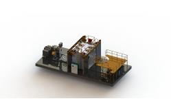 China 4.5m Oven Shuttle Type Rotomoulding Machine supplier