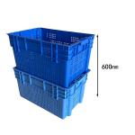 Recyclable HDPE  Plastic Crates 200lbs Stackable Storage Crates for sale