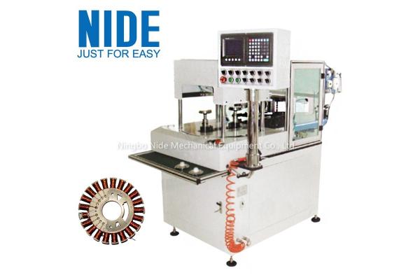 External Armature Automatic Fan Winding Machine Two Working Station