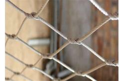 China 3.2mm Wire Rope Mesh 3 × 3 Hole Building Use Knotted Cable supplier