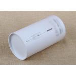 Customized Round White Cardboard Tube Packaging For Canned Food / Clothes / Cups for sale