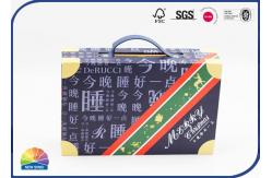 China UV Portable Hinged Lid Presentation Box With Leather Handbags supplier