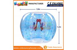 China Transparent Inflatable Bubble Ball / Inflatable Zorb Ball Large Hot Air Welded supplier
