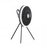 ABS Floor Standing Fans Three Tripod 1000mah Rechargeable Electric Fan With Light for sale