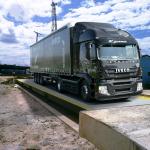 100 Ton Rated Load Weighbridge Truck Scale 60ft With Printer Modular Construction for sale