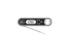 China Waterproof ABS Meat Cooking Thermometer With Rotation Screen Bright Backlight supplier