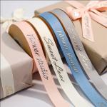 Custom Printed Grosgrain Ribbons for Gift Wrapping and Decoration