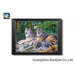 Wolf 5D Lenticular Picture , 3D Deep Effect Lenticular Image Printing