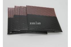 China Shiny Two Layer Black Conductive Bag , 4x6 Black Metallic Bubble Mailers supplier