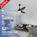 1 4 8H Timing ABS Blades Remote LED Ceiling Fan With 35W Motor for sale