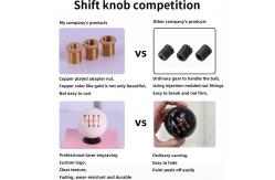 China wholesale master ball rounded shift knob adapter custom manual car shift knob supplier