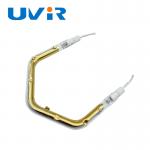 Single Infrared Heating Element Tube Semi Gold-Plated Gold Coated Customized 150-6000W for sale