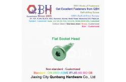 China QBH Yellow Zinc Plated YZP Socket Notch CKS Countersunk Head Self Drilling Screws supplier