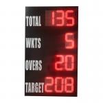 CE Multi Function Cricket Digital Scoreboard For Long Control Distance for sale