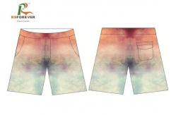 China Starry Sky Pattern Waterproof Board Shorts For Swimming Sublimation Printing supplier