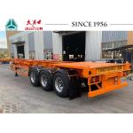 40ft Tri Axle Skeletal Trailer With Airbag Suspension for sale