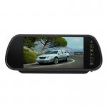 IR Remote Control Car Rear View Backup Mirror Monitor 7 Inch 400cd/m2 Brightness for sale
