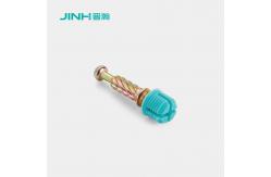 China 32mm Length Minifix Connecting Bolts OEM Customizable Furniture Panel Connector supplier