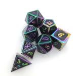 Dice Set Gold For Dungeons And Dragons Polyhedral Dazzling Practical Plating Sharp