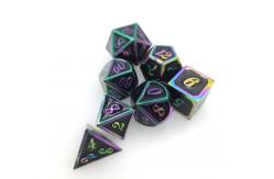 China Dice Set Gold For Dungeons And Dragons Polyhedral Dazzling Practical Plating Sharp supplier